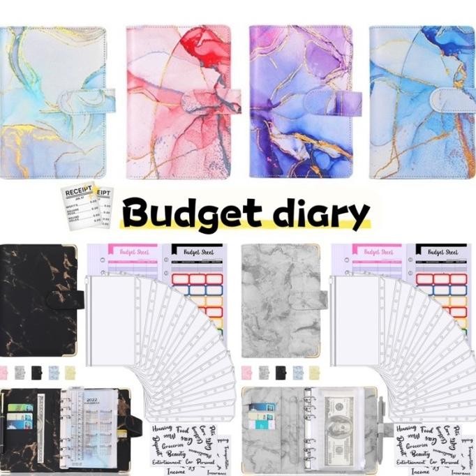 

Promo!! A6 Budget Binder Diary Folder Buku Budget Notebook