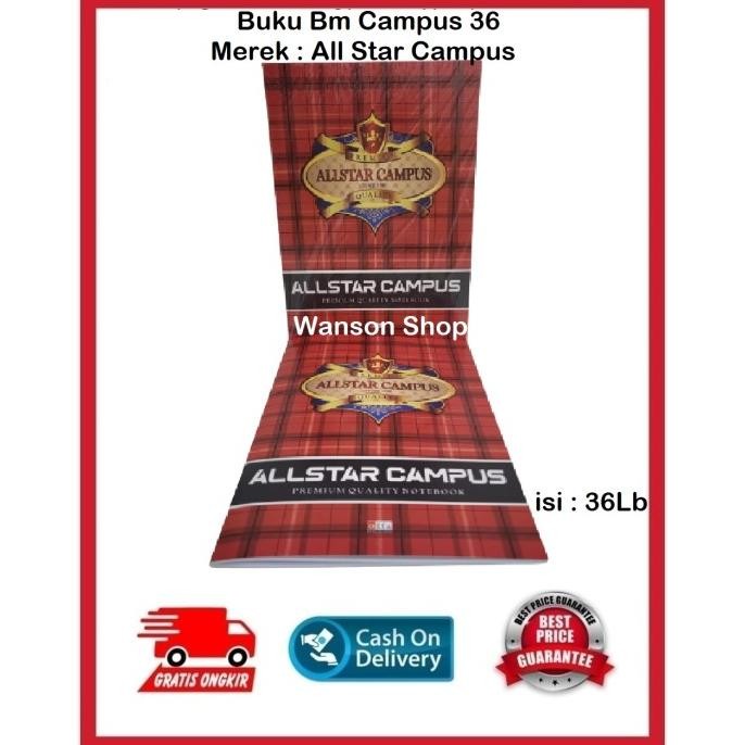 

Diskon!! Buku Tulis Bm Campus Boxy 36