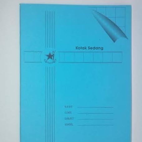 

Promo!! Buku Kotak Sedang / Kotak Tanggung Bintang Obor 38 Lembar Mandarin