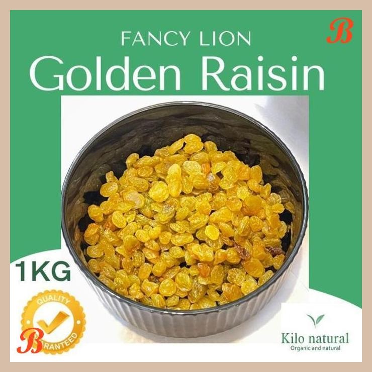 

| RMP | FANCY GOLDEN RAISIN 1KG ( LION )