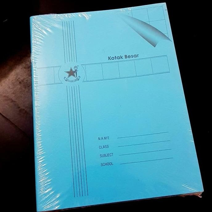 

Sale!! Buku Tulis Kotak Besar Bintang Obor Isi 38 Lembar (Per Pak)