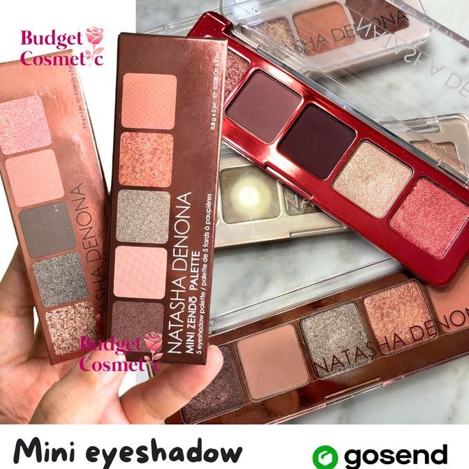BEBAS ONGKIR - eyeshadow NATASHA DENONA MINI SUNSET NUDE BRONZE BIBA RETRO GLAM GOLD