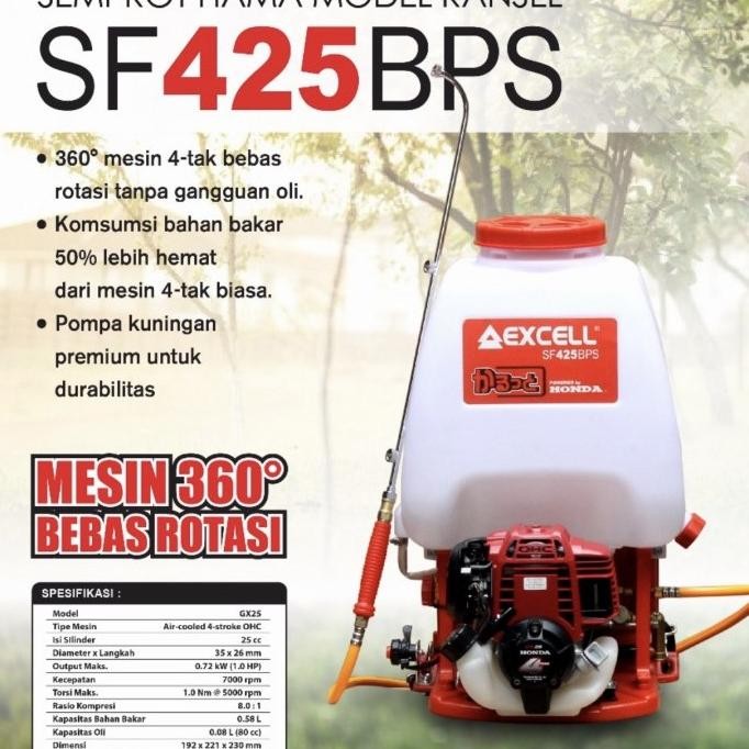 NEW Mesin Alat Semprot Hama 4 tak HONDA EXCELL SF 425 BS / SF425BS BPS