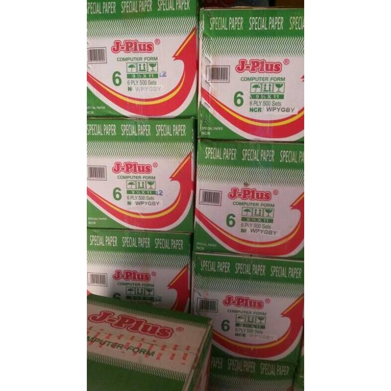 

TERMURAH - Continous Form J Plus 6 ply Ncr Warna