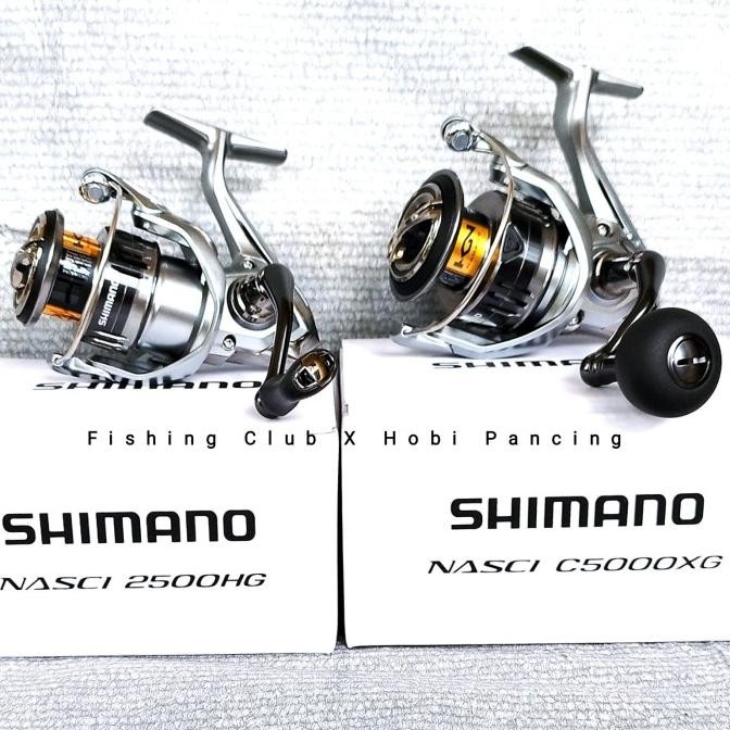 Reel Shimano Nasci 2021 500 1000 2500 C3000 4000 Xg C5000 Power Handle