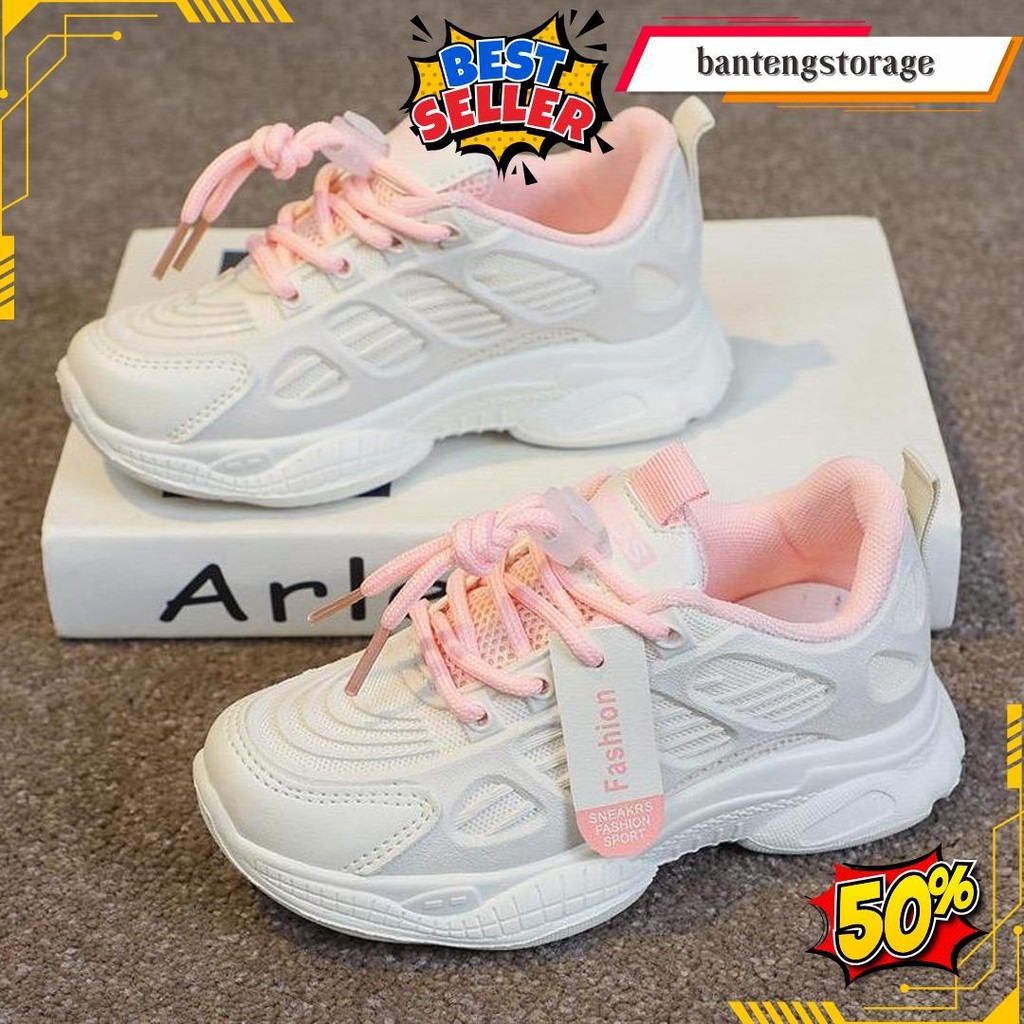(Cod/Bayar Ditempat) Sepatu Sneakers Anak Sepatu Fashion Cod