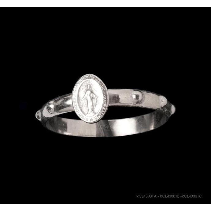 ] Rosario Cincin Miracolosa Silver Rohani Katolik
