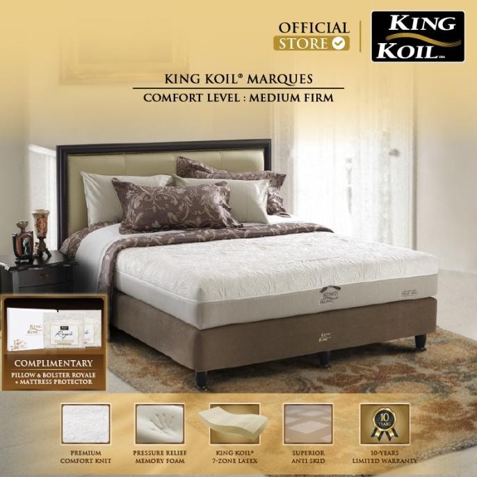 Murah King Koil Kasur Springbed Marques (Mattress Only)