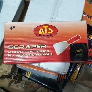 

[12 pcs] ATS Kapi Gg PVC 1 1/2 2 2 1/2 3 4 " inch Cat Pisau Dempul Plamir Scraper rj