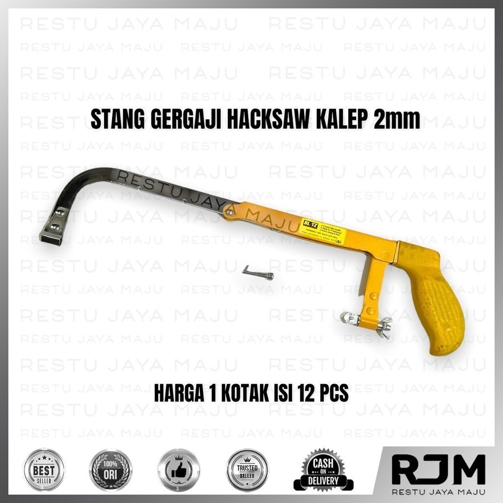 [12 pcs]  BLITZ Stang Gergaji Hacksaw  Kalep 2mm Triplek Graji Tangan Potong Kayu