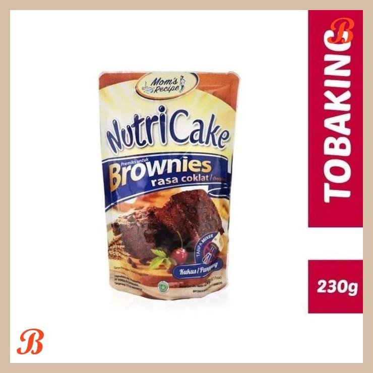 

| RMP | NUTRI CAKE BROWNIES KUKUS PANGGANG COKELAT 230GR NUTRICAKE CHOCOLATE