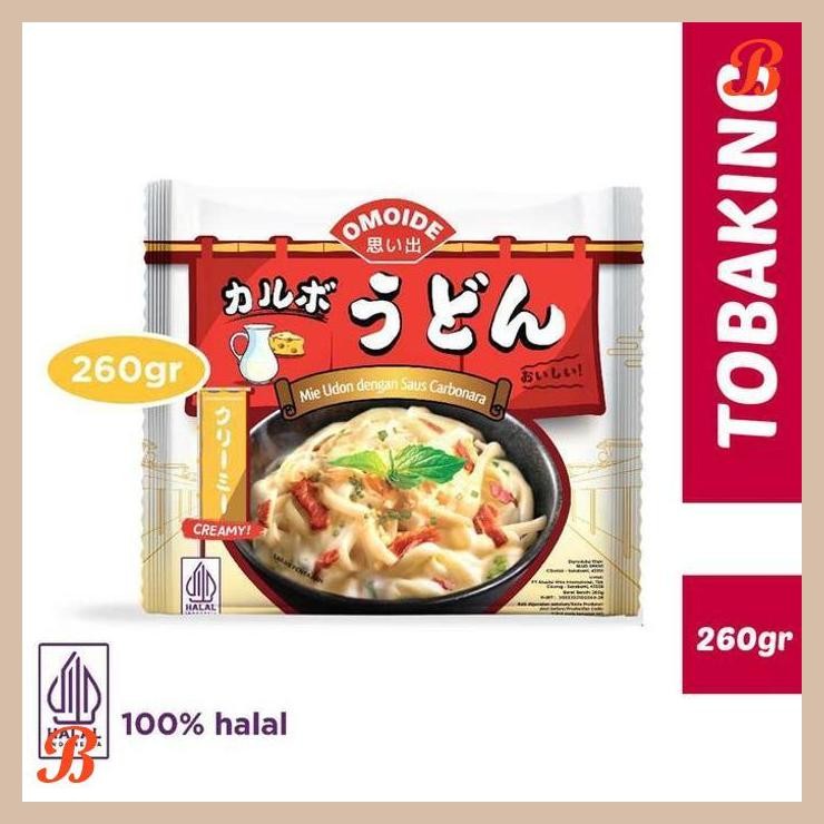 

| RMP | OMOIDE UDON CARBONARA / MIE UDON INSTAN SAUS CARBONARA HALAL 260GR