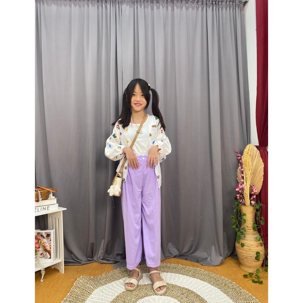 Baju Setelan Outer Kiyowo Anak Perempuan Outer + Celana