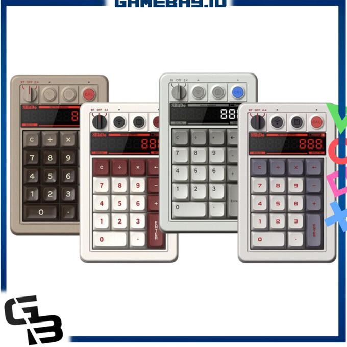 

8Bitdo Retro 18 Mechanical Numpad / Calculator - Fami / N / M / C64 Edition New Stok