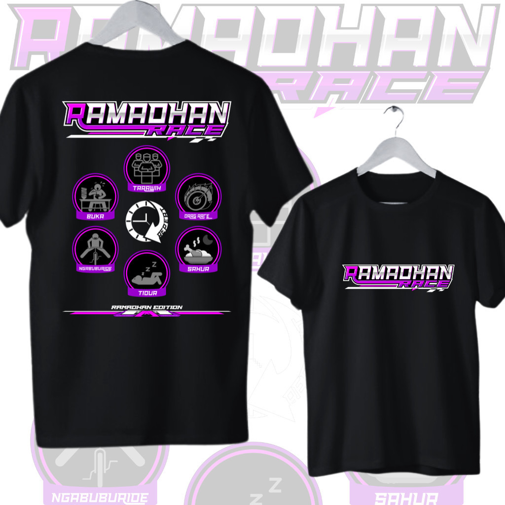 KAOS RAMADHAN RACE EDITION Baju kaos pria racing