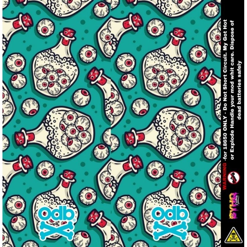 

*PromoTerjangkau* Stiker Bateray Odb 18650 5 Garskin Wrap Stiker Premium / X Casing Case COD