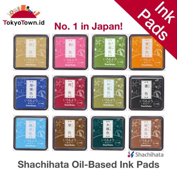 

Murah!! Color Ink Pads For Stamps Shachihata Japanese Oil-Based Many Colors