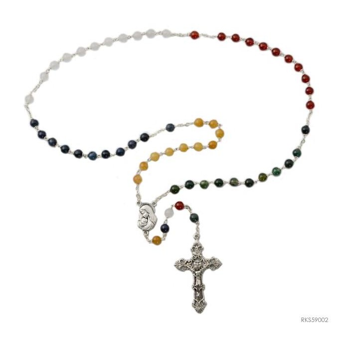 Ready stock] Rosario Batu Misioner Rohani Katolik