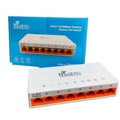 HSAIRPO SW108P 8 Port 10 100 Mbps Passive PoE Switch HSAIRPO