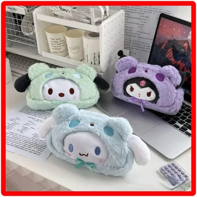 

Promo!! St5 Pencil Case Sanrio Kuromi Cinnamoroll My Melody Pocchacco / Tempat Kotak Pensil Alat Tulis