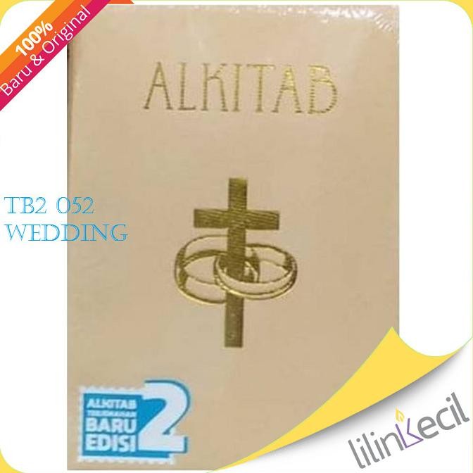 

Alkitab Pernikahan Kristen TB2 052 TI BS