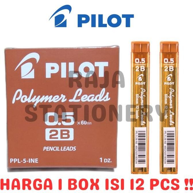 

Murah!! Pilot Pencil Lead 2B 0.5Mm 0.7Mm Isi Pensil Mekanik Pilot Ppl5 0.5 2B 0.7 Lusin Box Ppl-5 [12Pcs]
