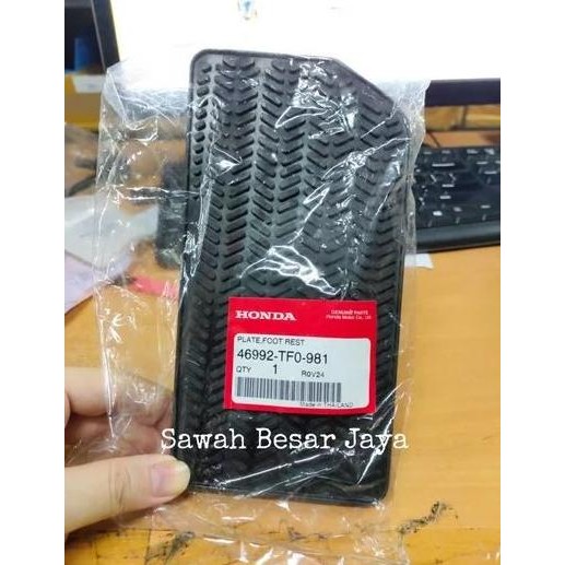 Foot Rest Tatakan Kaki Cover Pad Pedal Kiri Jazz RS GE8 Freed Mobilio