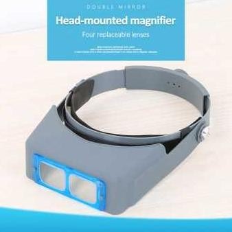 

Promo!! Kacamata Pembesar Reparasi Service Jam Perhiasan Magnifier Head Led