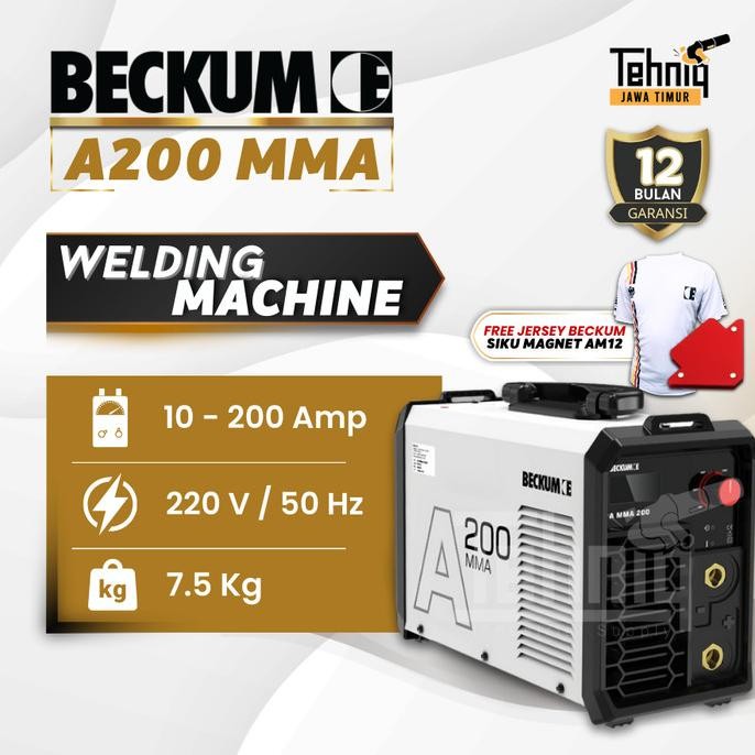 MESIN LAS LISTRIK BECKUM A MMA 200 / TRAFO LAS