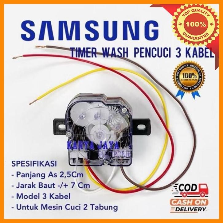 [KJE] TIMER WASH MESIN CUCI SAMSUNG 2 TABUNG 3 KABEL / TIMER MESIN CUCI SAMSUNG