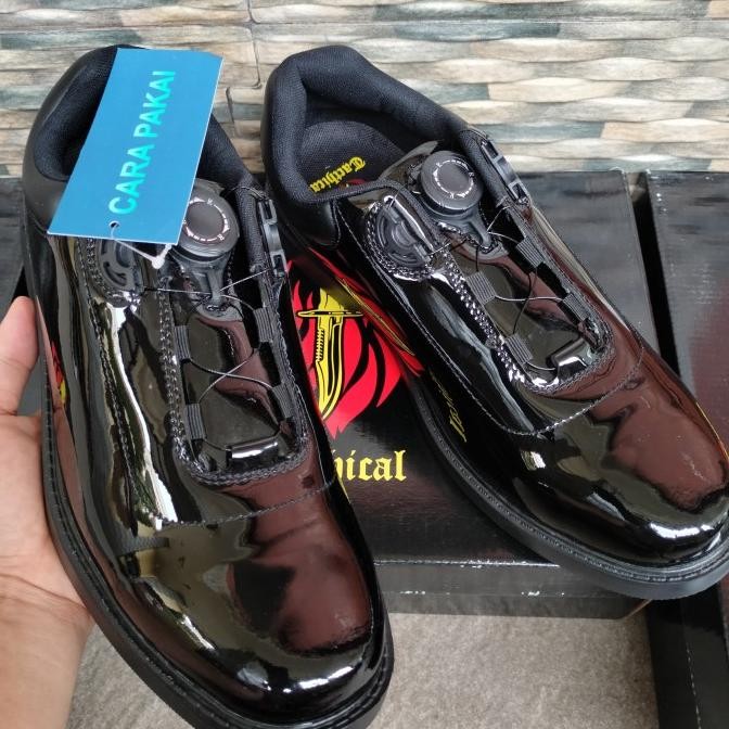 sepatu pdh tactical tali putar/sepatu PDH tali putar tni polri `