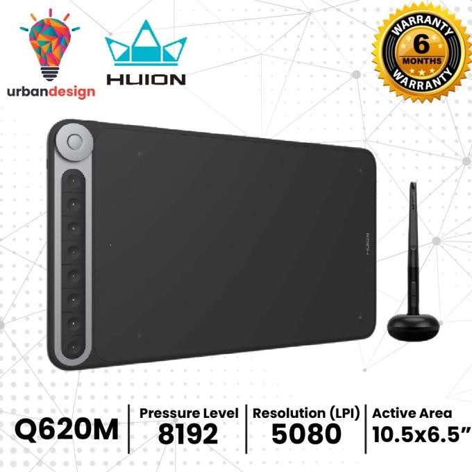 Huion Q620M Wireless Graphic Drawing Tablet Alt. Hs610 Q11K Hs611 Hs64 New Stok