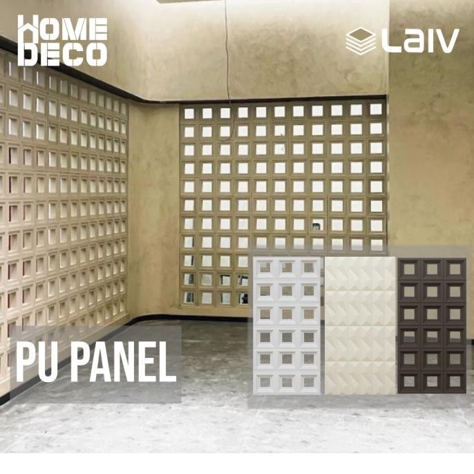 LAIV PU Stone Panel Rock Panel Batu PU Panel Dinding Batu Alam Wall Panel Tempel Outdoor Indoor