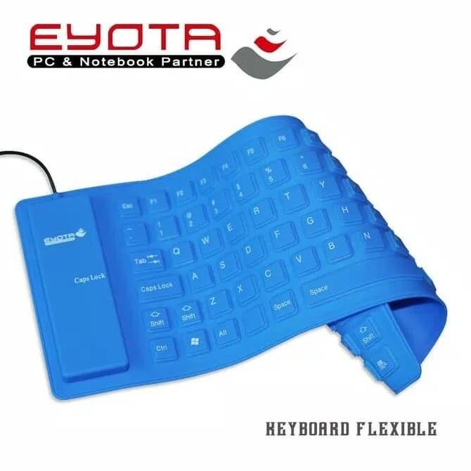 Keyboard Flexible Mini Usb Keyboard Karet