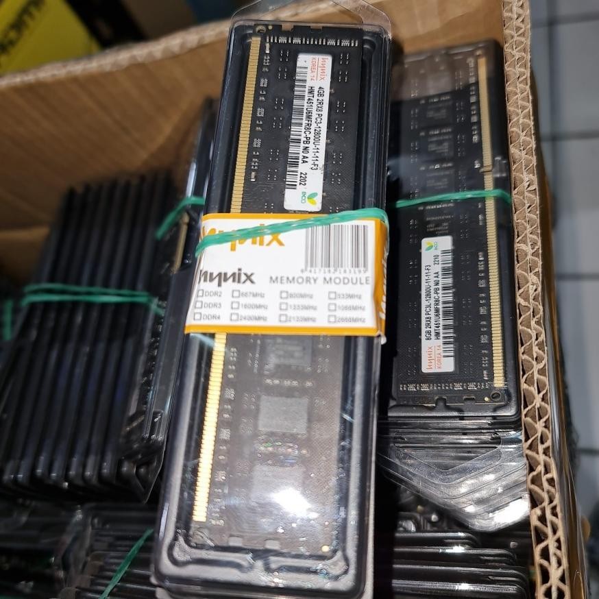 Ram Ddr 3 Pc 12800 - Original Hyxnix 8Gb 1 Keping Single Channel Memory Garansi 1 Tahun