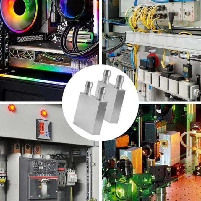 Waterblock 40 X 40Mm Water Cooling Block Watercooling Box Heatsink Peltier