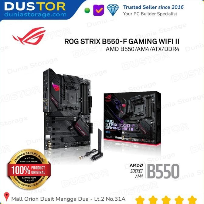 ASUS ROG STRIX B550-F Gaming WIFI II | AMD Ryzen AM4 B550 Motherboard