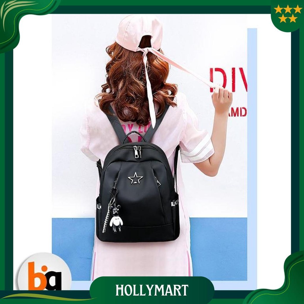 Bg / Cod / Tas Ransel Cewek Abg Kekinian Motif Bintang Import Ransel Batam / Backpack Wanita / Tas S