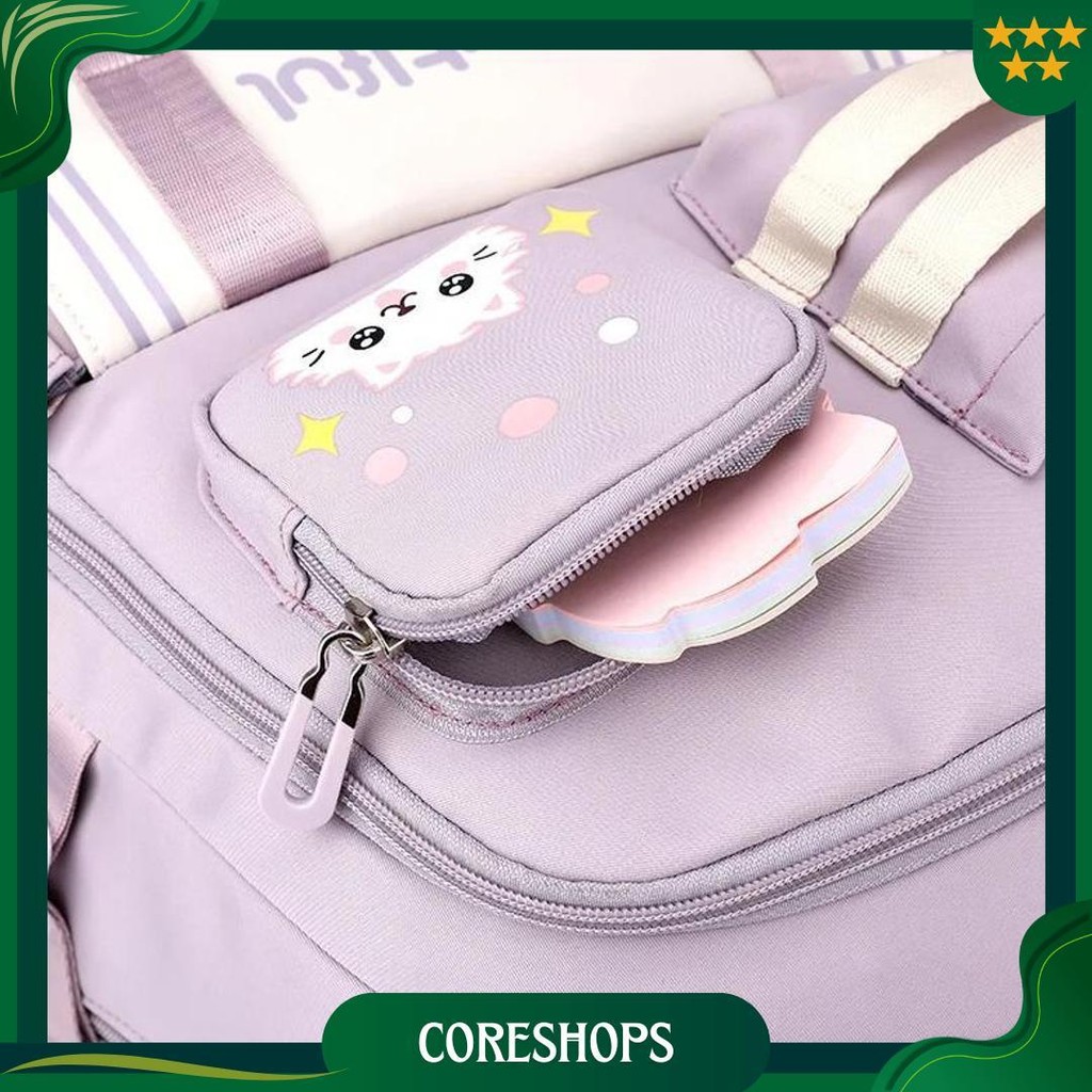 Miniso Cod Tas Ransel Sekolah Anak Sekolah Perempuan Sd Smp Beautiful Happy Summer Full Paket Satu S