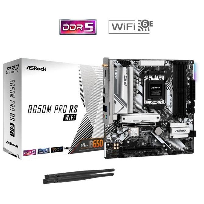 ASRock B650M PRO RS WIFI Motherboard Socket AM5