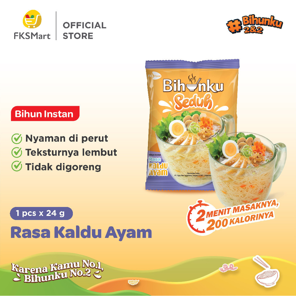 

Bihunku Seduh Kaldu Ayam 10 pcs