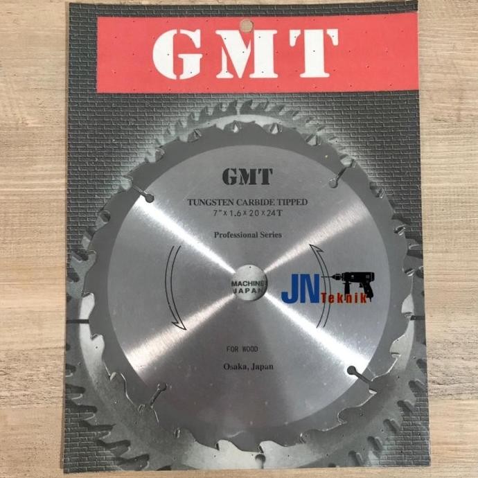 MATA GERGAJI POTONG KAYU GMT 7" 24 T / MATA CIRCULAR SAW GMT 7 INCH
