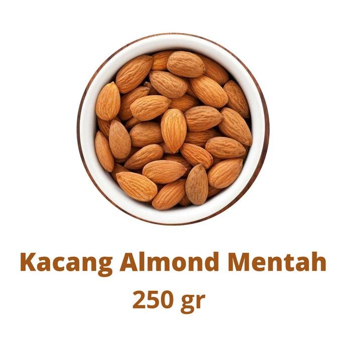 

:0:0:0] [250 gram] Kacang Almond Mentah Utuh/ Raw Almond Whole