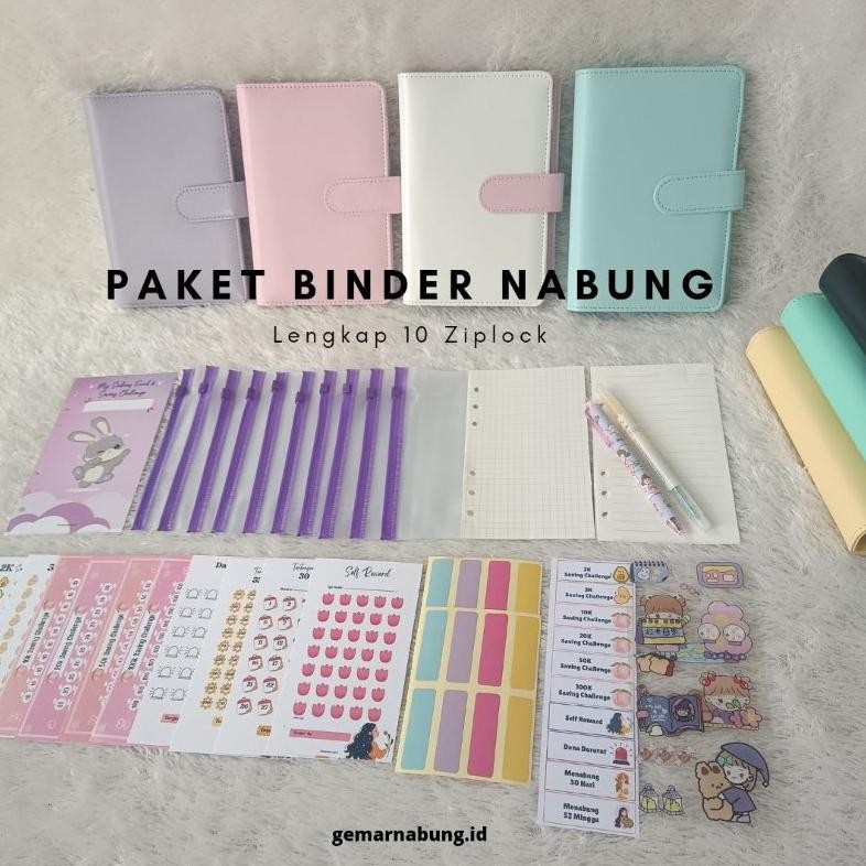 

SPECIAL Paket Binder Nabung Keuangan Lengkap (10 Ziplock) uk-75