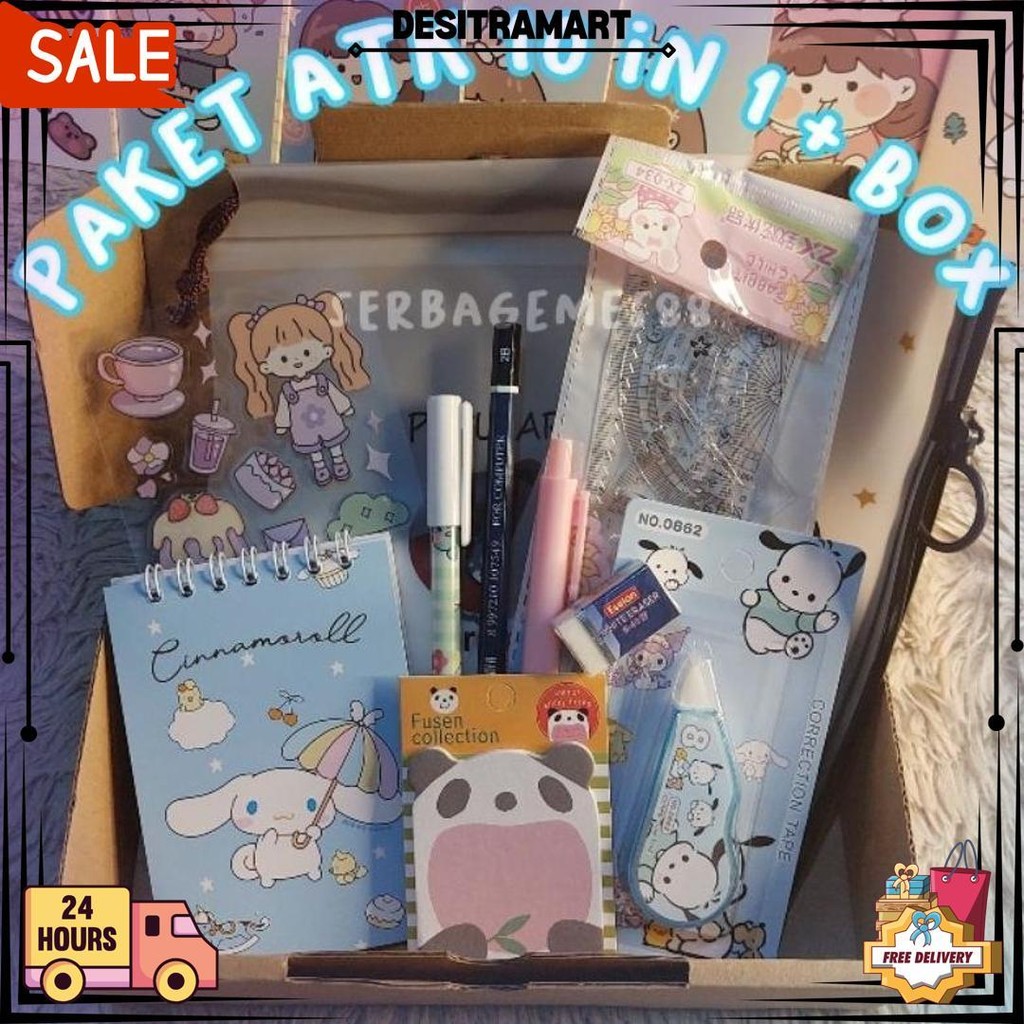 

Serbagemes88 - Set Alat Tulis Anak 10 In 1 Lengkap / Stationery Untuk Souvenir Hadiah / Hampers Kado Gift Box Sekolah / Hampers Wisuda Ulang Tahun / Paket Alat Tulis / Alat Tulis Murah / Paket Anak Unik Dan Bermanfaat /Kado Perempuan Laki Laki/ Buku Tulis