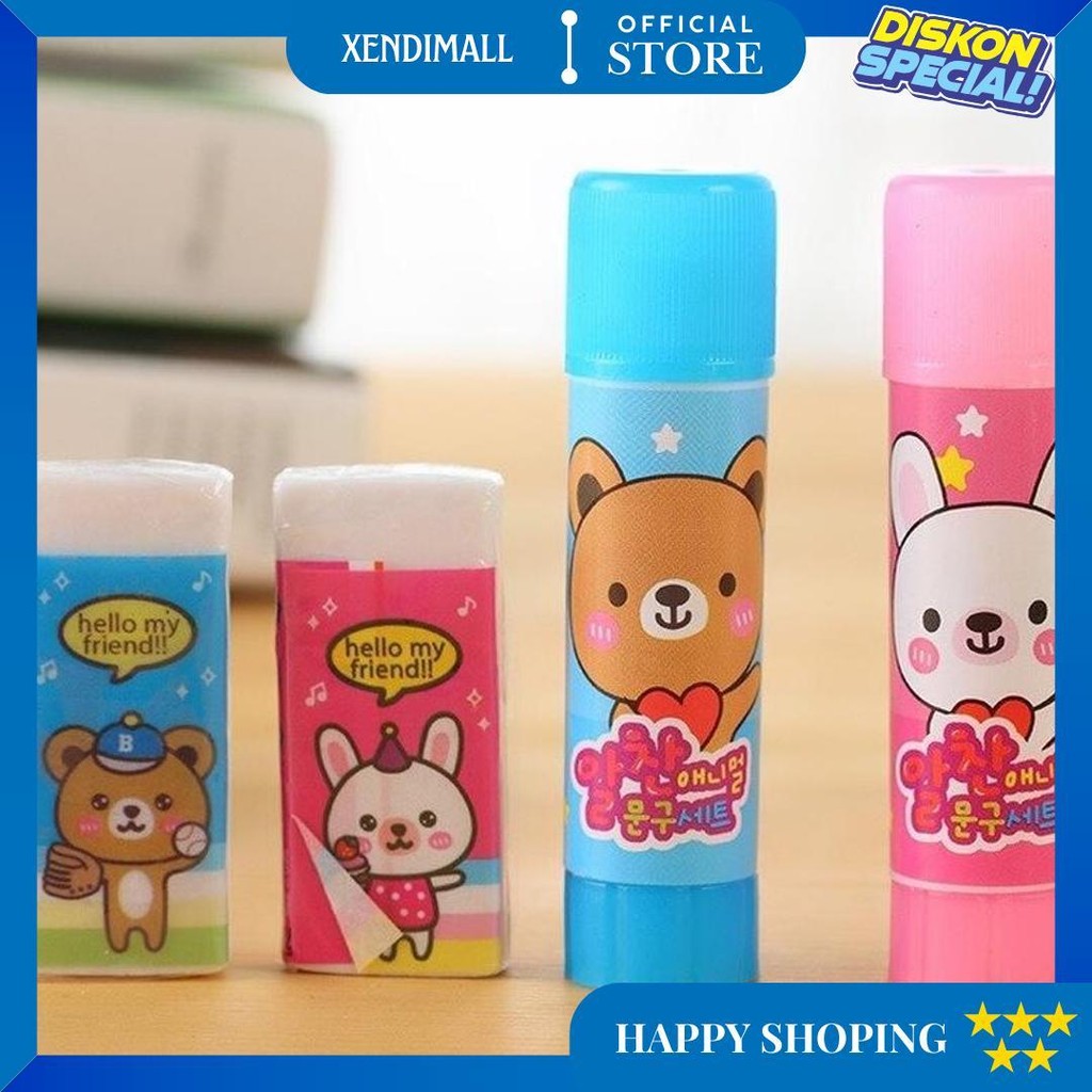 

Alat Tulis Set 8In1 Karakter Stationery Kids / Paket Alat Tulis Anak Tk / Set School Supplies For Child Writing Gift Eraser Ruler Stockami A26 D Promo 4.4