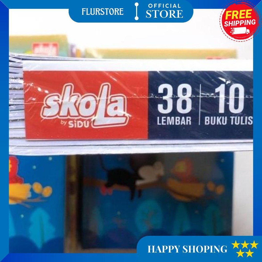 

Buku Tulis Skola By Sidu 38 Lembar 1 Pak Isi 10Pcs D Promo Puncak