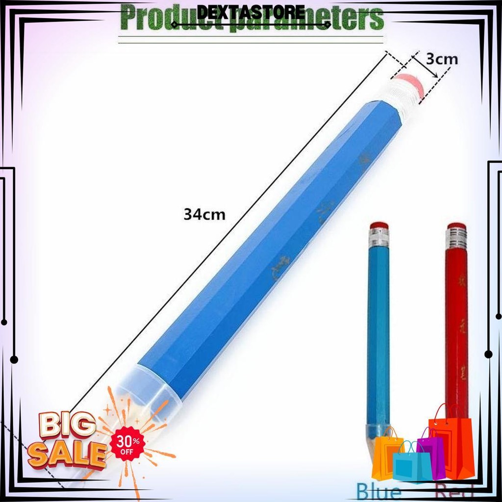 

Pensil Jumbo Besar 33 Cm Pensil Jumbo Hiasan Pensil Kayu Besar Pensil Mainan Pensil Tebal Berwarna Pensil Penyangga D Promo Puncak