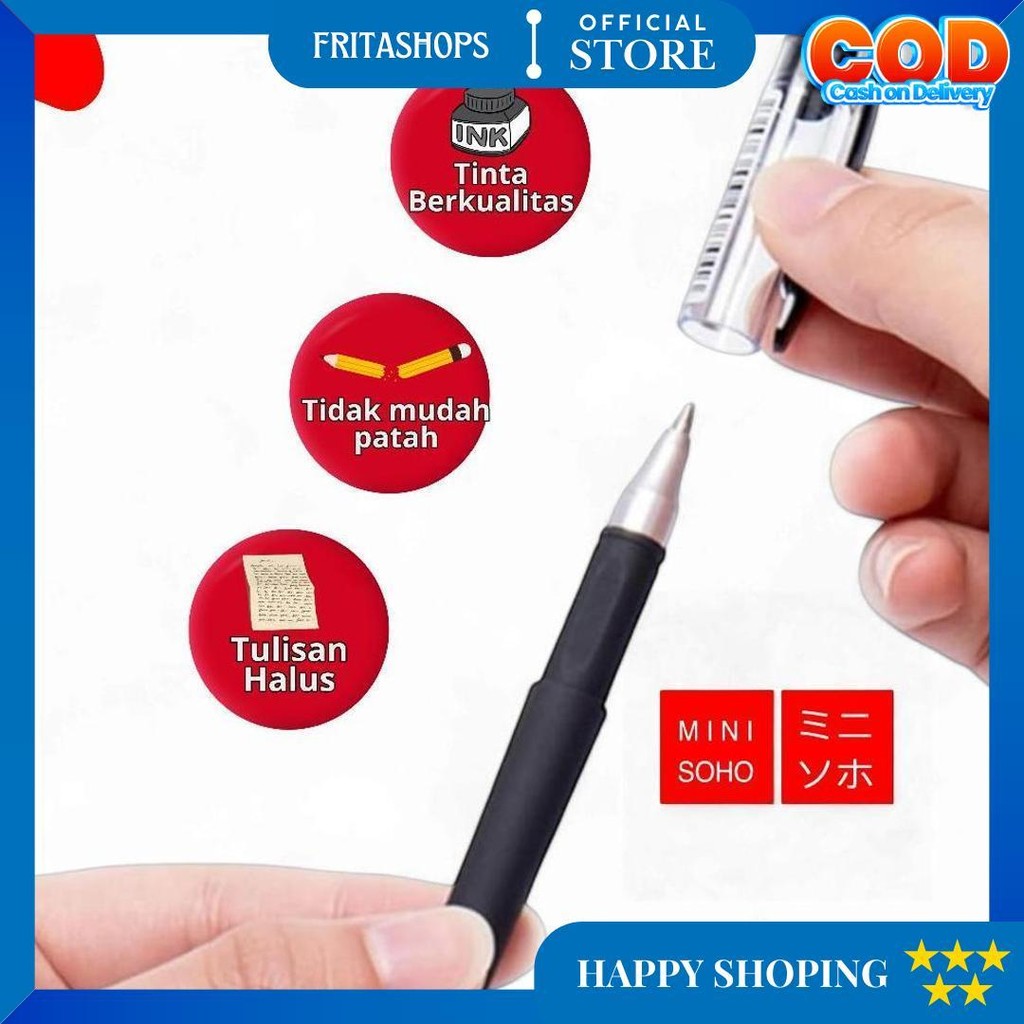 

Pulpen Tinta Hitam Menulis Menggambar Untuk Kantor Mahasiswa Pelajar Isi 20 Pcs Bisa Cod D Sale