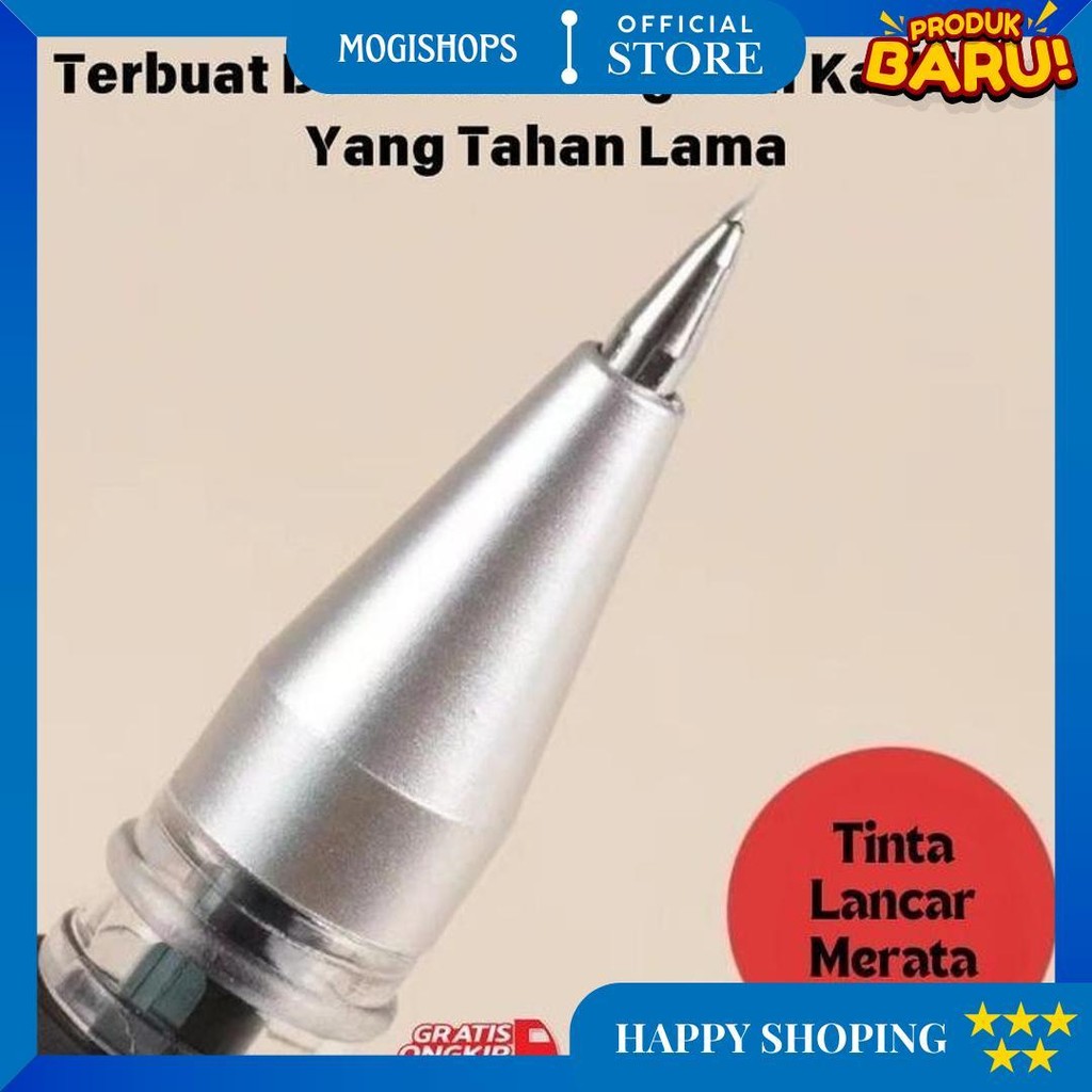 

(Bisa Cod) 12-50 Pcs Pulpen Gel Ink 0.5Mm Alat Tulis Perlengkapan Sekolah Refill Tinta Isi Pena 0.5 Mm Pen Stationery D Promo Puncak